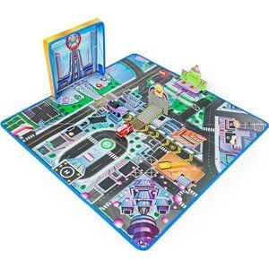Paw Patrol, True Metal Adventure City Movie Play Mat Set,  Kids Toys for Ages 3+